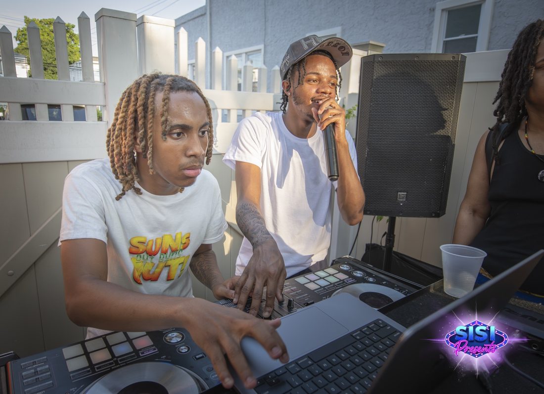DJ performing at a SiSi Presents event